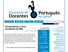 Tablet Screenshot of dpgaliza.org